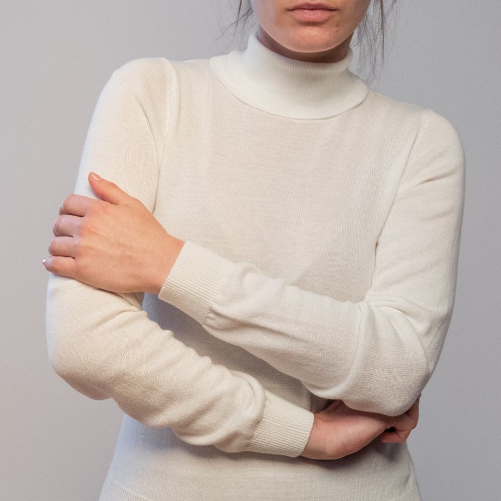 Cream colored Turtle neck sweater
